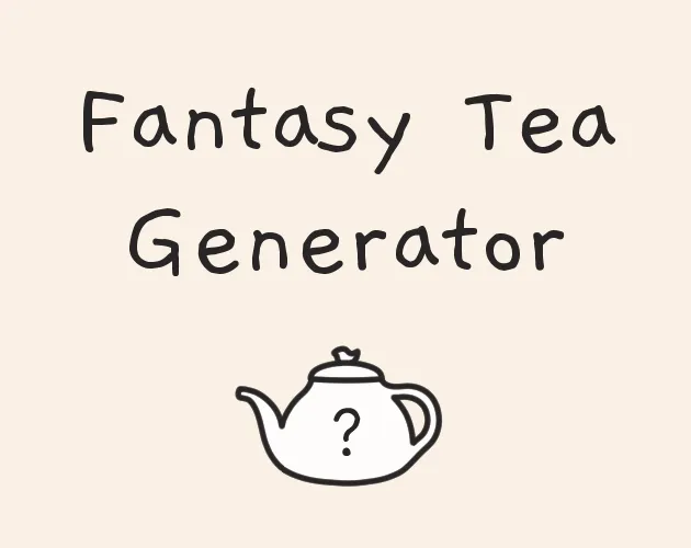 Fantasy Tea Generator cover