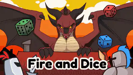 Fire and Dice cover