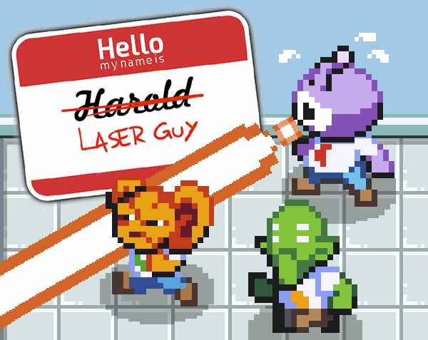 Laser Guy (Harold) cover