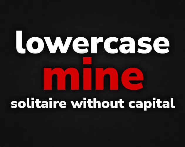 Lowercase Mine cover