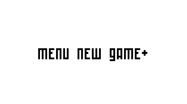 Menu New Game Plus cover
