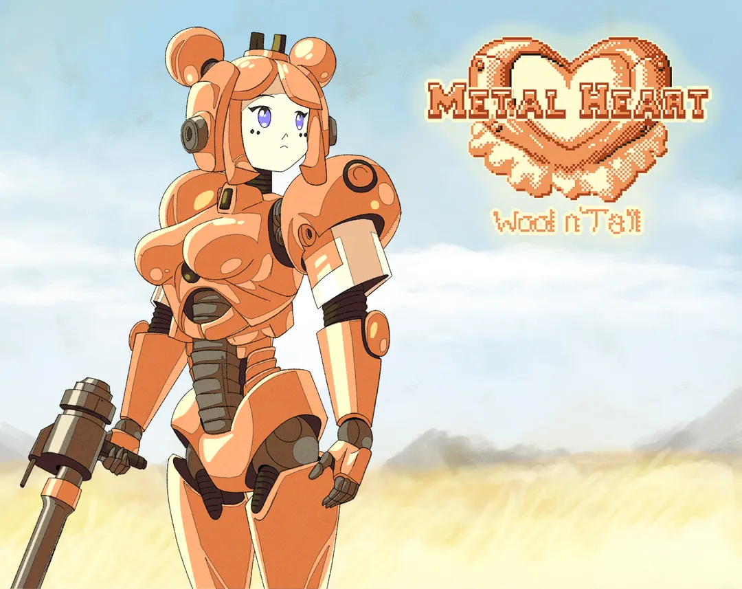 Metal Heart Wool N Tail cover