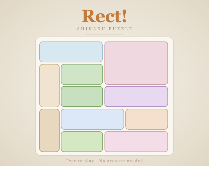 Rect! - A Shikaku Puzzle cover