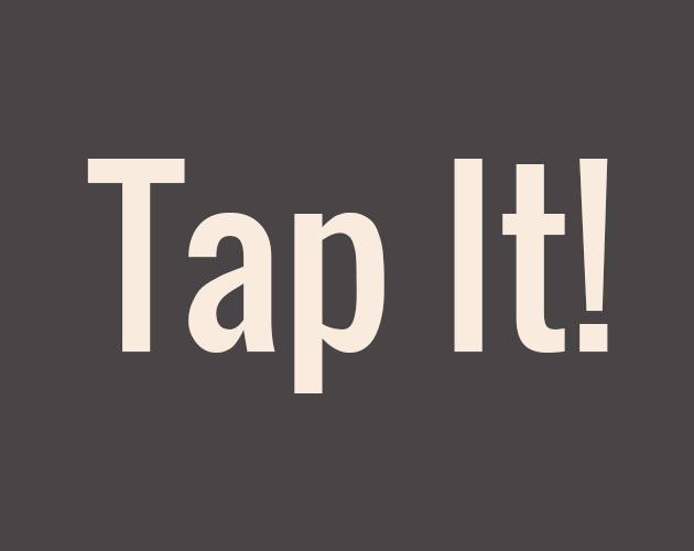 Tap It cover