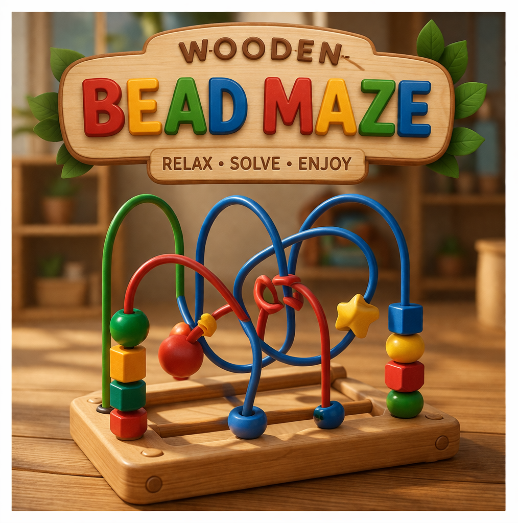 Wooden Bead Maze cover