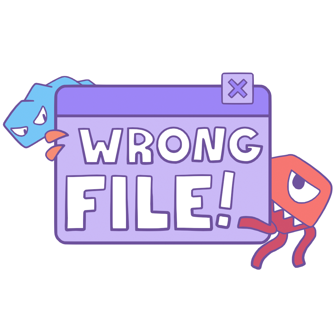 Wrong File cover